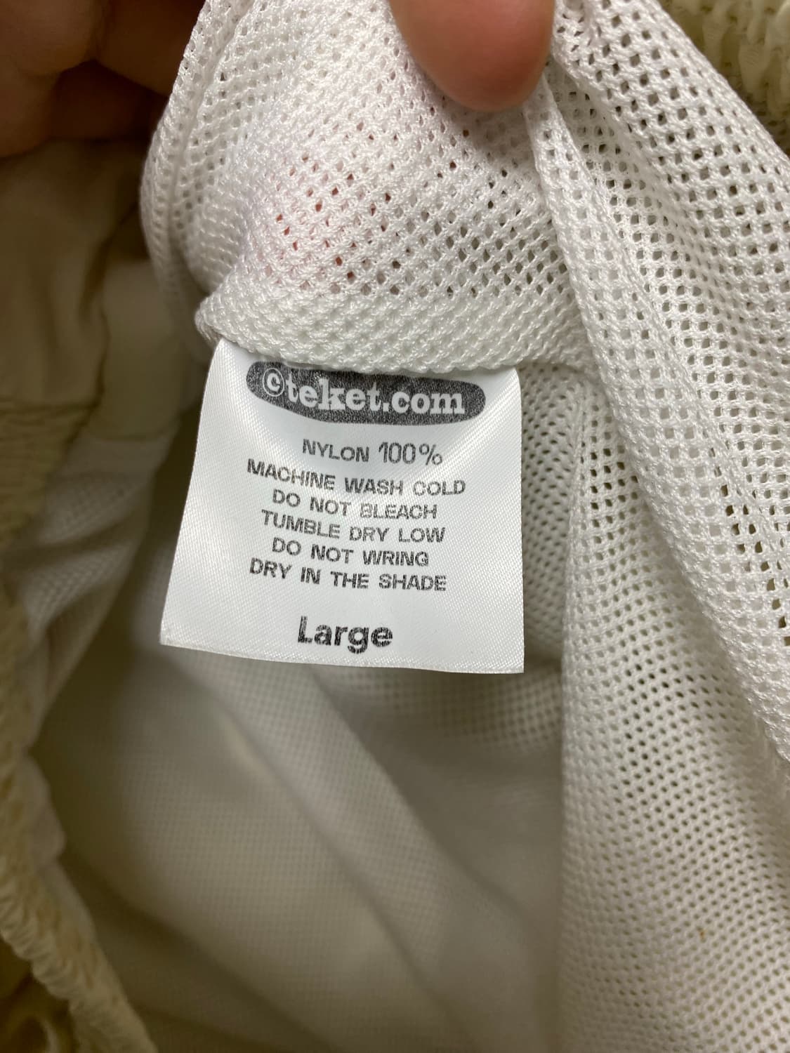 L) 테켓 바람막이 자켓 아이보리 상품이미지8