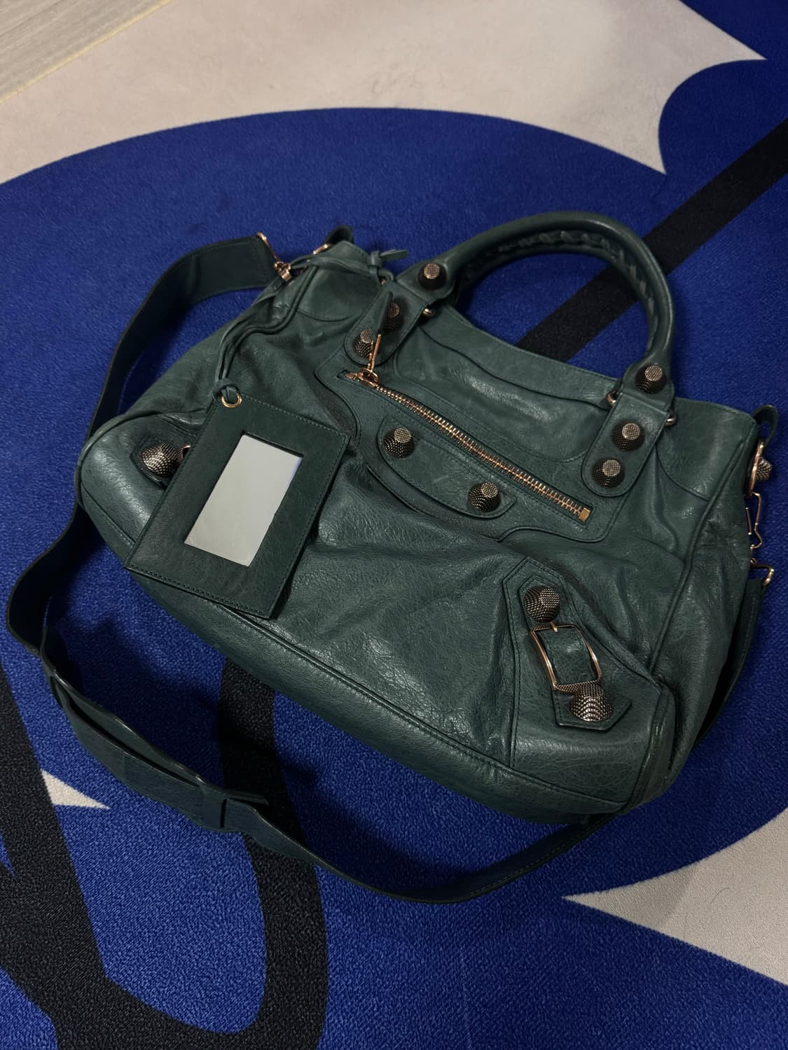 발렌시아가 빈티지 모터백 미듐 정품 상품이미지5