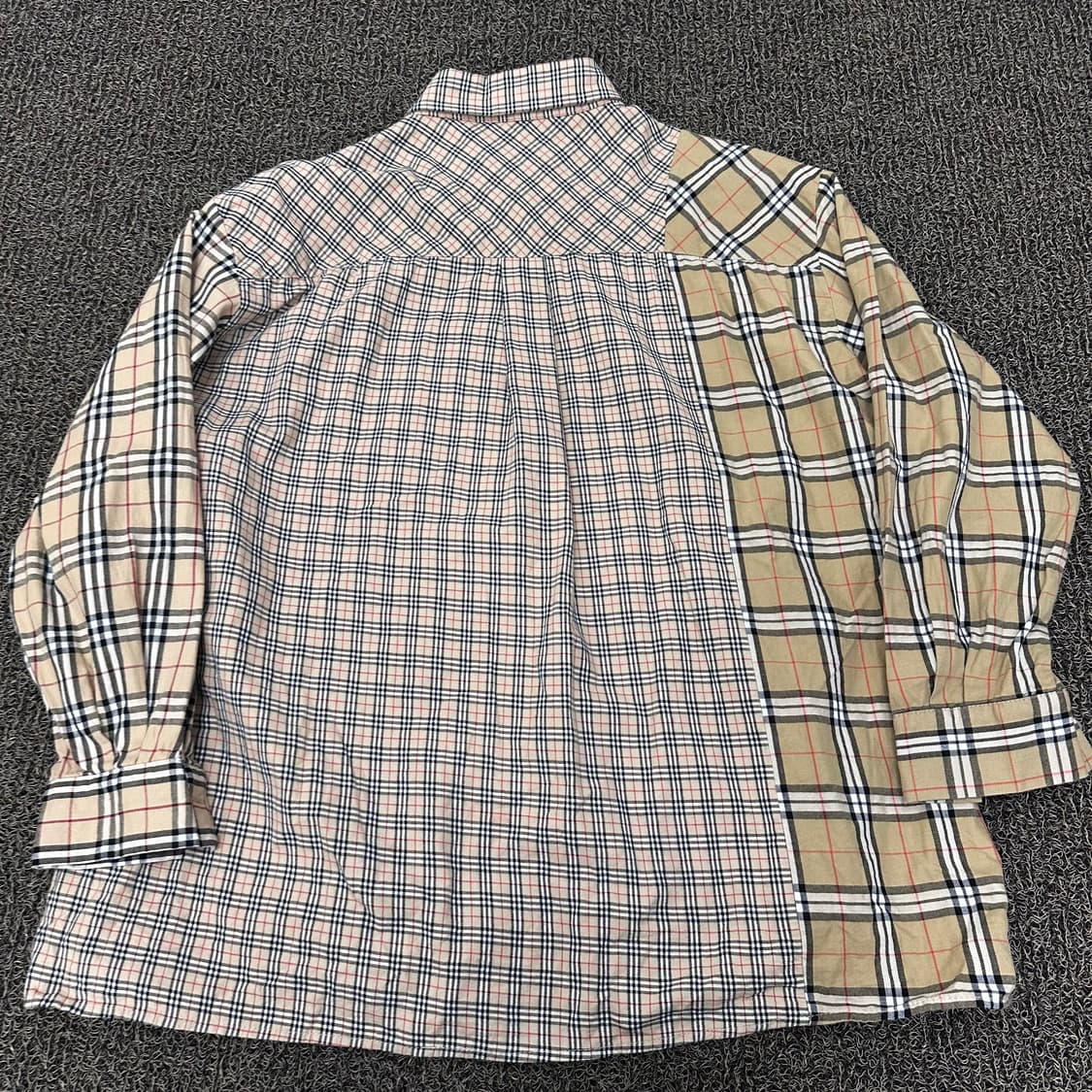 아조바이아조 노바체크 오버핏 긴팔 셔츠 F 상품이미지5