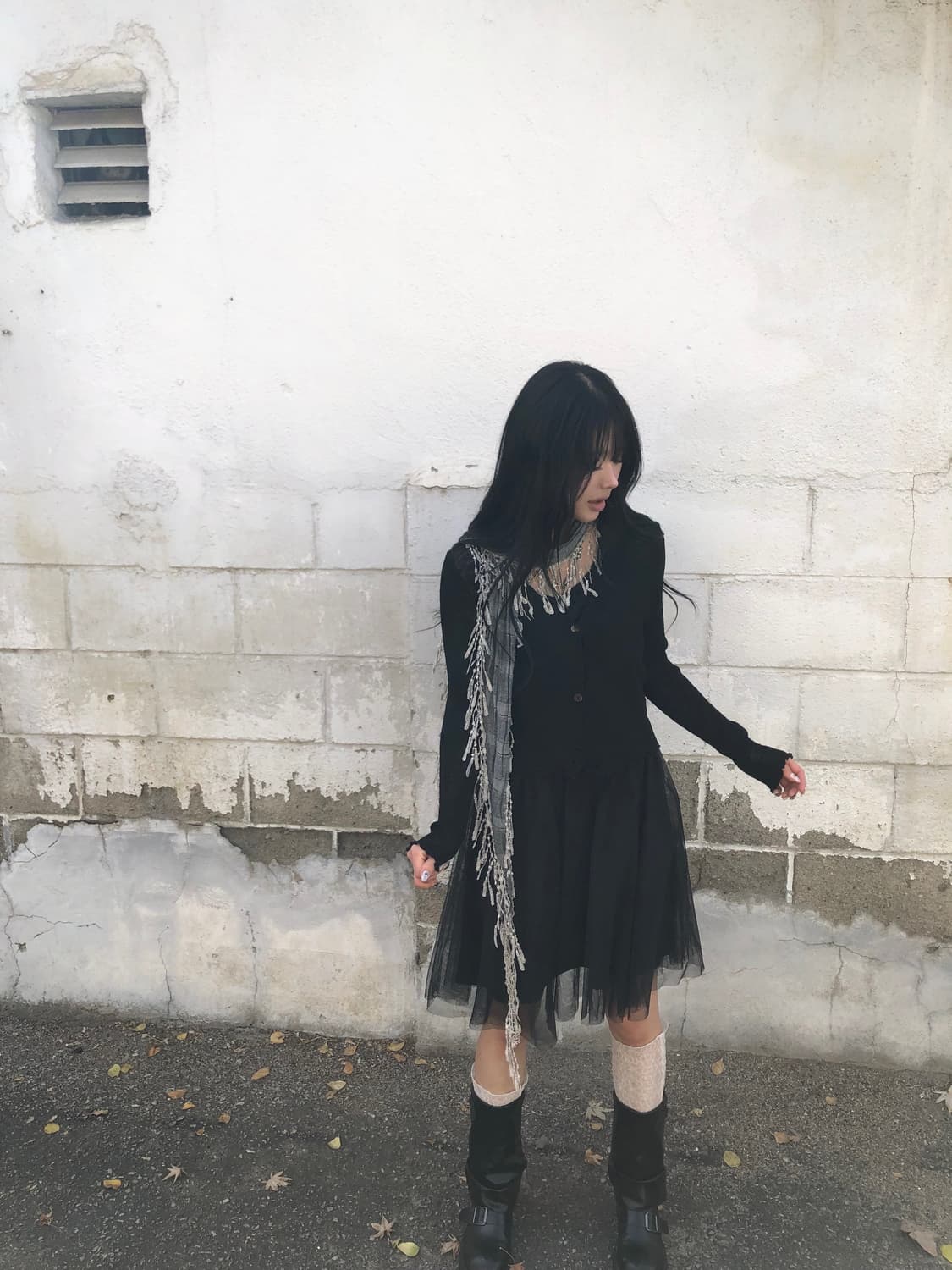 빈티지 머플러 코디세트 상품이미지3