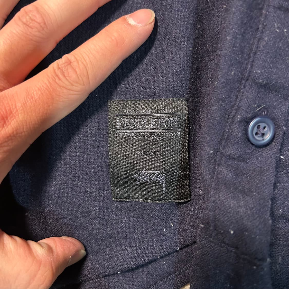 [S] 스투시X펜들턴 30주년 나바호 패턴 울 셔츠 상품이미지3