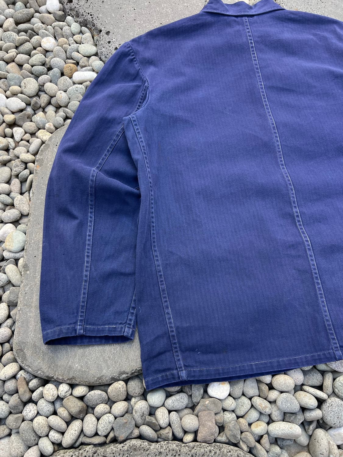 OLD VINTAGE HBT FRENCH 헤링본트윌코튼 프렌치워크자켓 상품이미지8