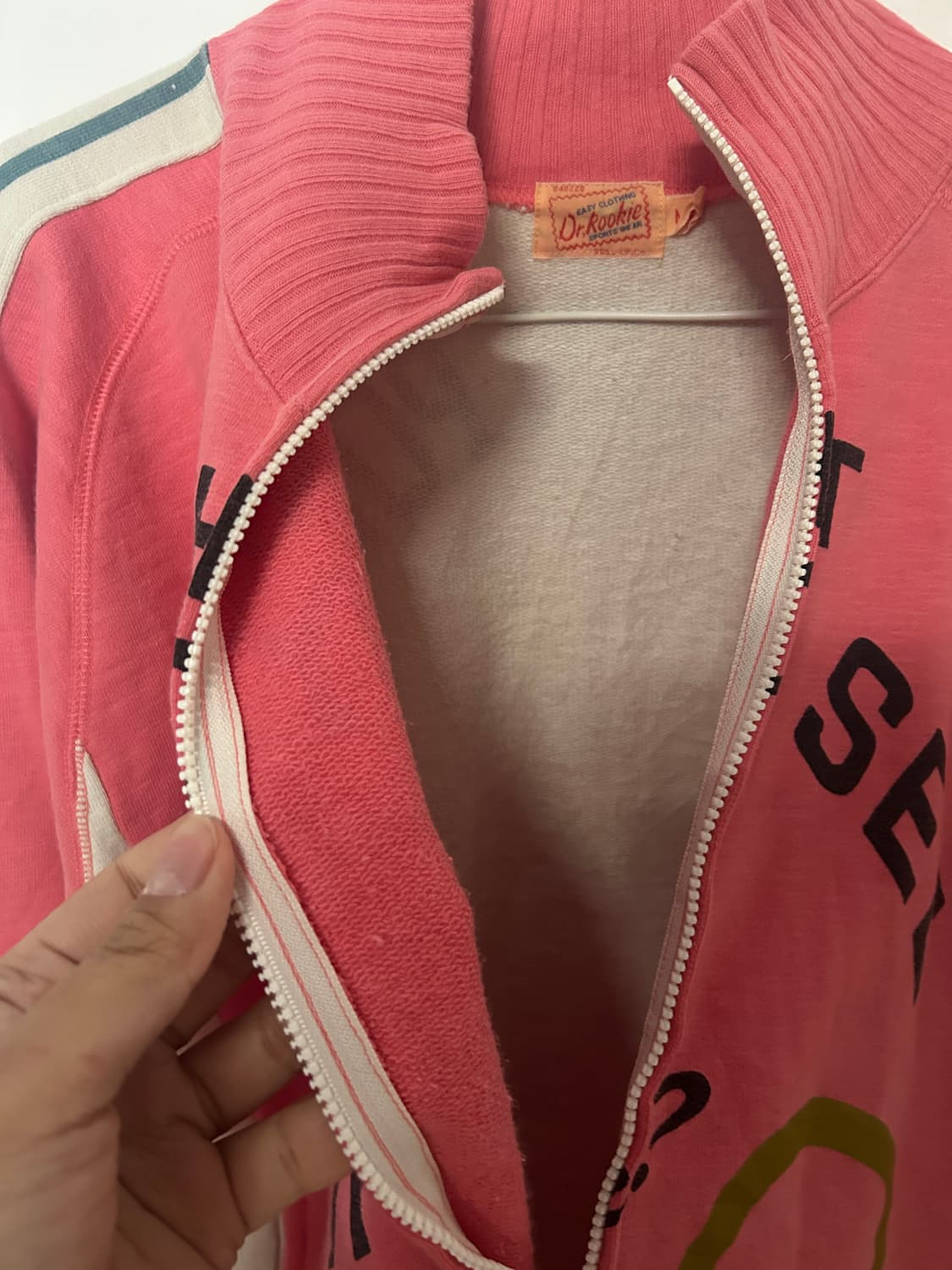 핑크 오리 집업 상품이미지5