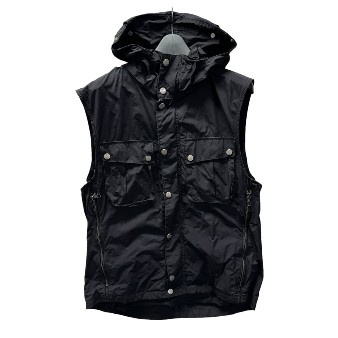 정품 CP 컴퍼니 블랙 조끼 고글후드 상품이미지4
