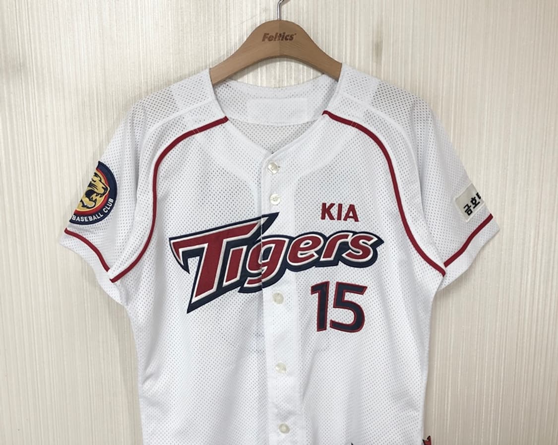 KBO 비젼코리아 기아타이거즈 올드홈유니폼/져지 95 #15 이용규 상품이미지2