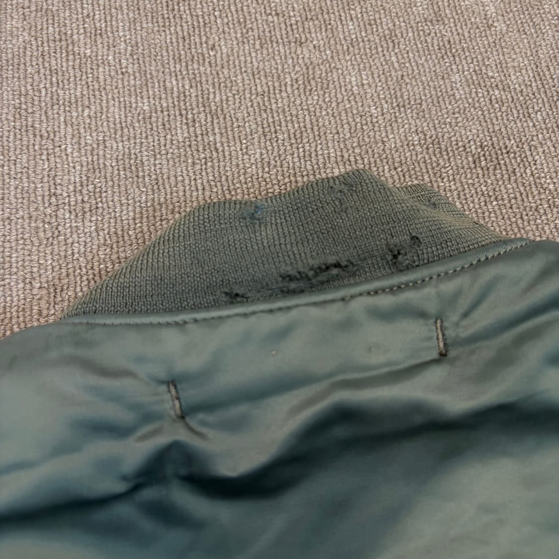 CAB CLOTHING CO us 캡클로딩 ma-1 울파일 항공점퍼  상품이미지8