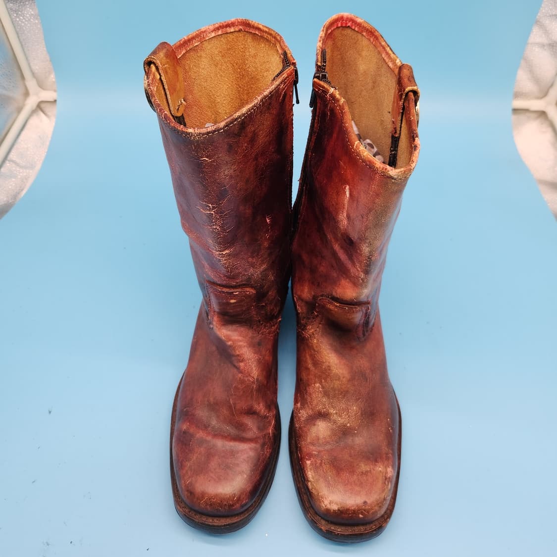 H 할리데이비슨 남성키높이 가죽 부츠 255 굽5.5 상품이미지2