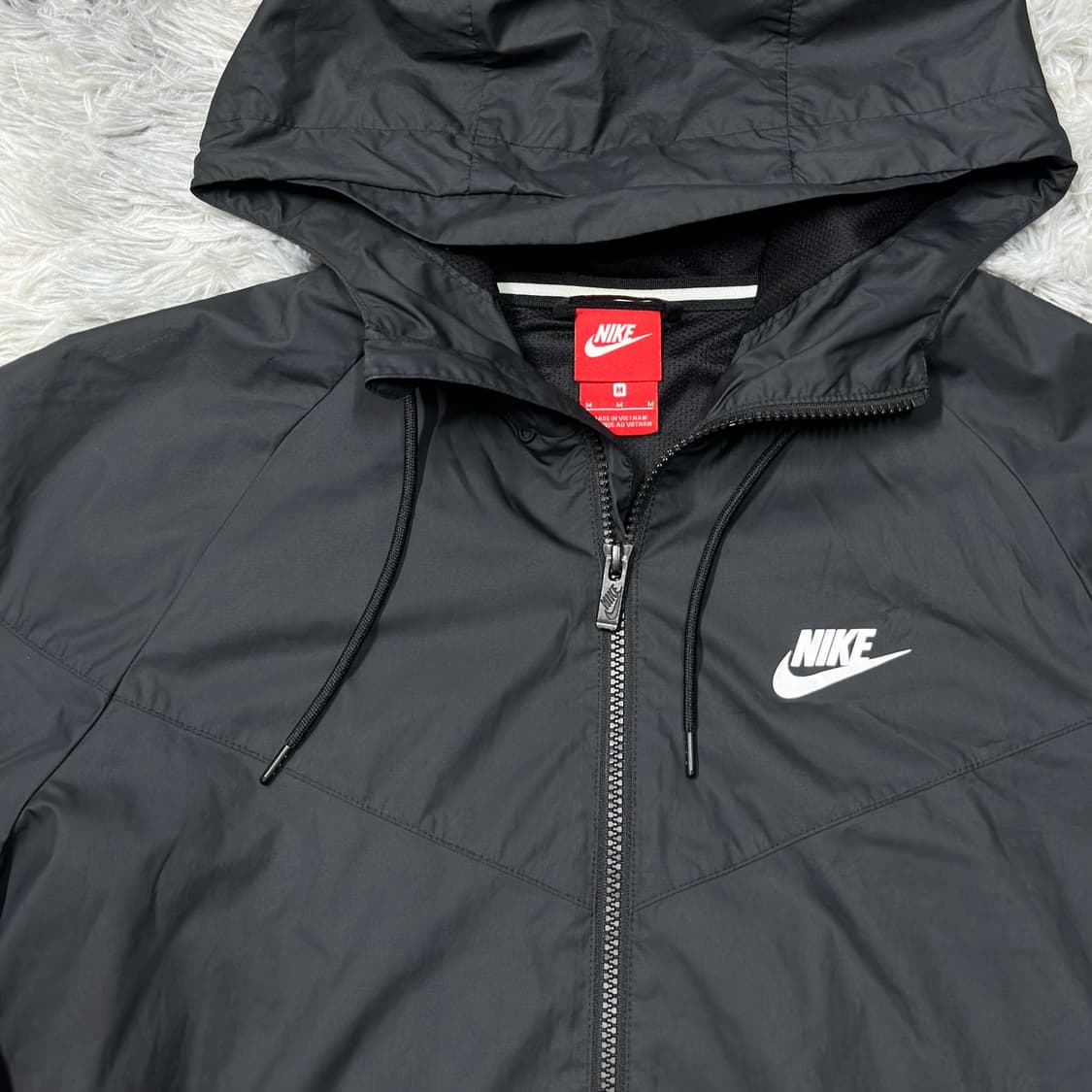 나이키 블랙 우븐 윈드러너 m 상품이미지2