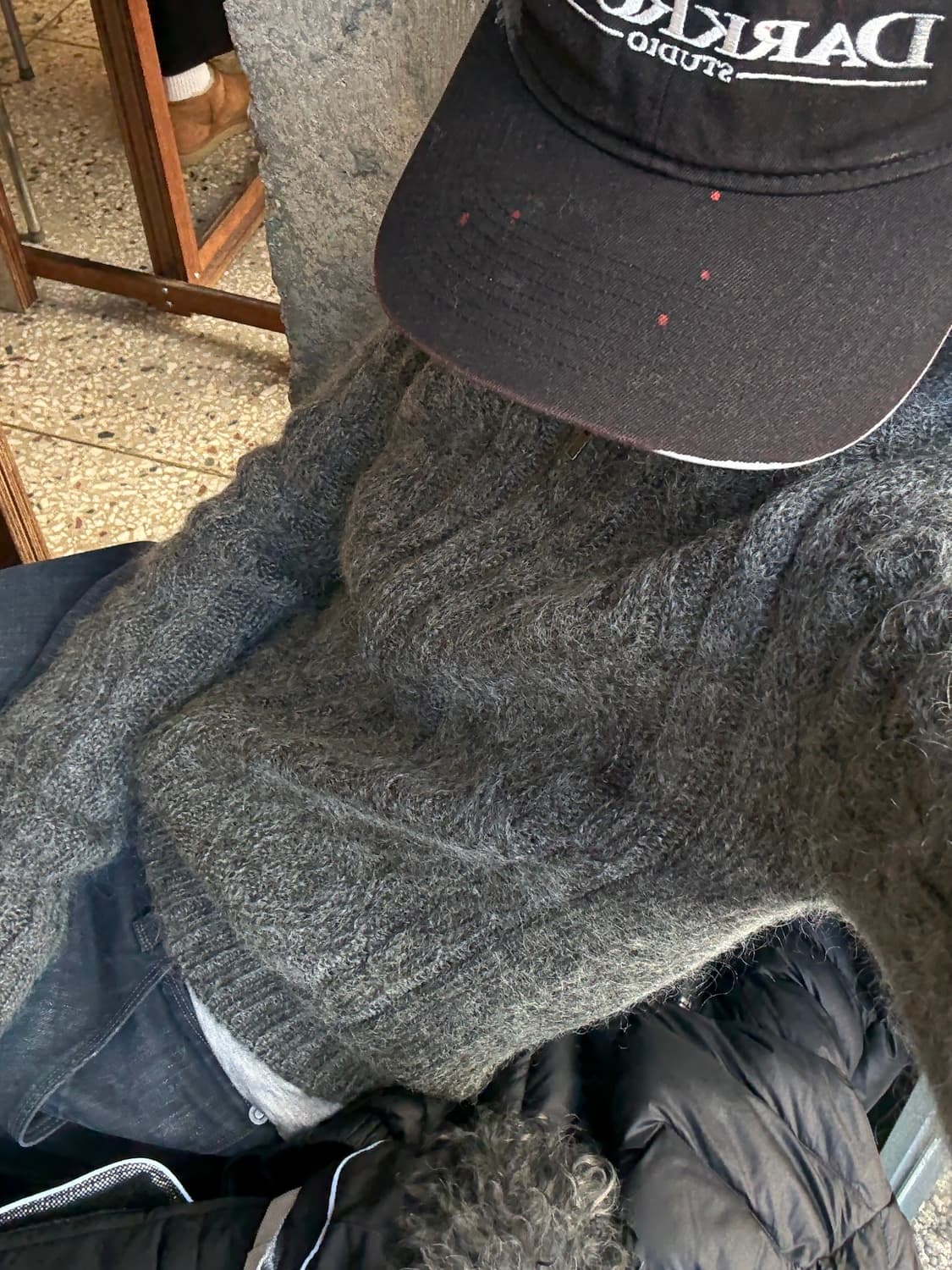 모헤어 니트후드  상품이미지6