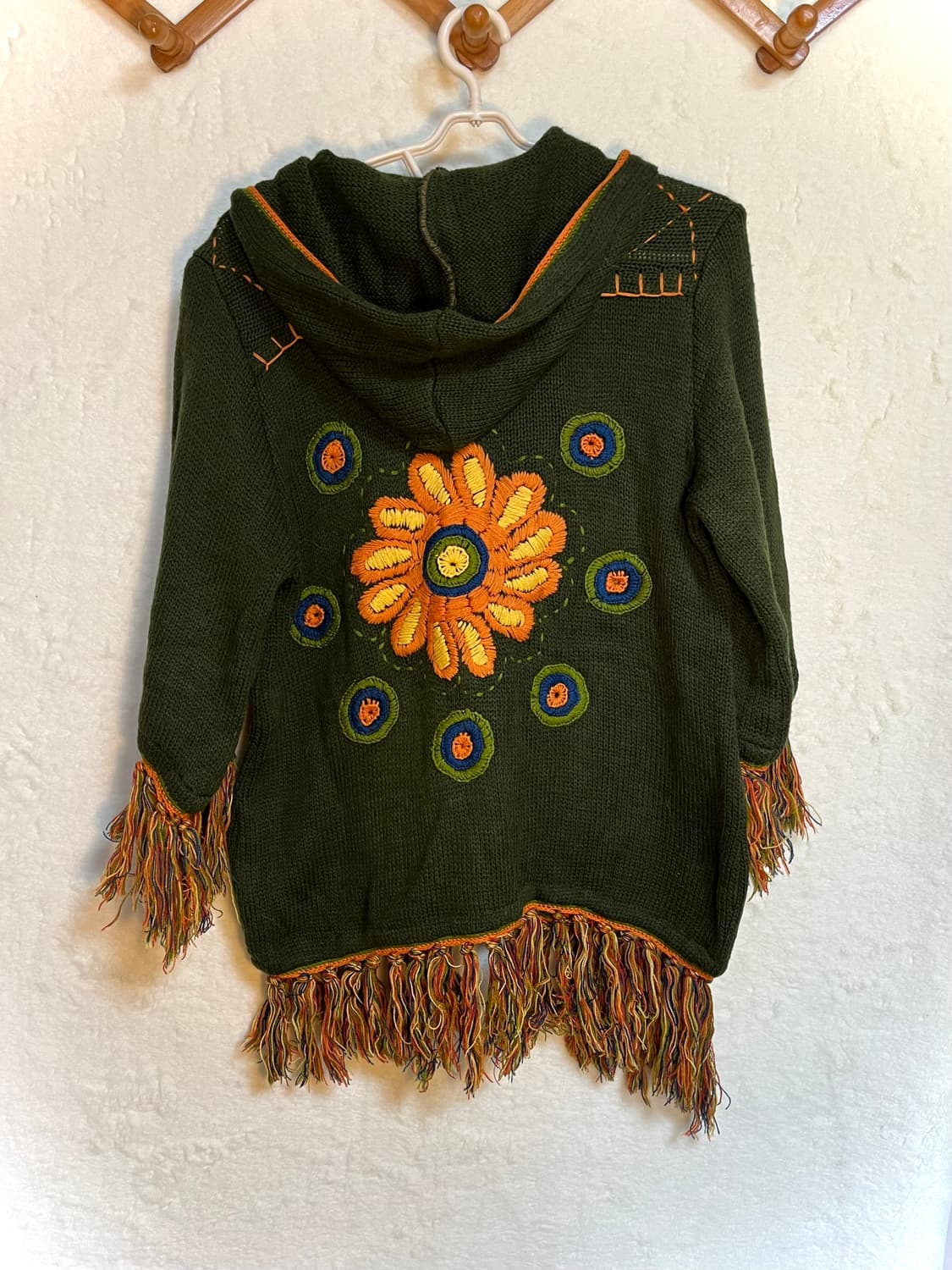 빈티지 히피 자수 가디건 아우터 상품이미지2