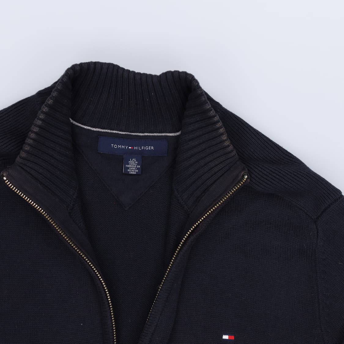 [L/G] 타미힐피거 니트집업 자켓 1223H1 상품이미지3