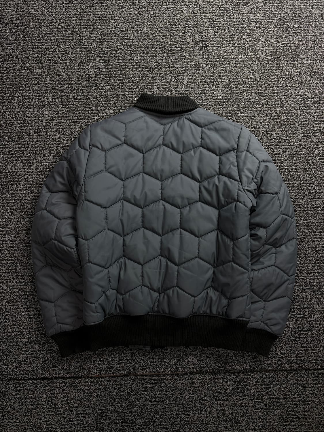 00s 아디다스 올드스쿨 트레포일 퀼팅 크롭 블루종 1483 상품이미지4