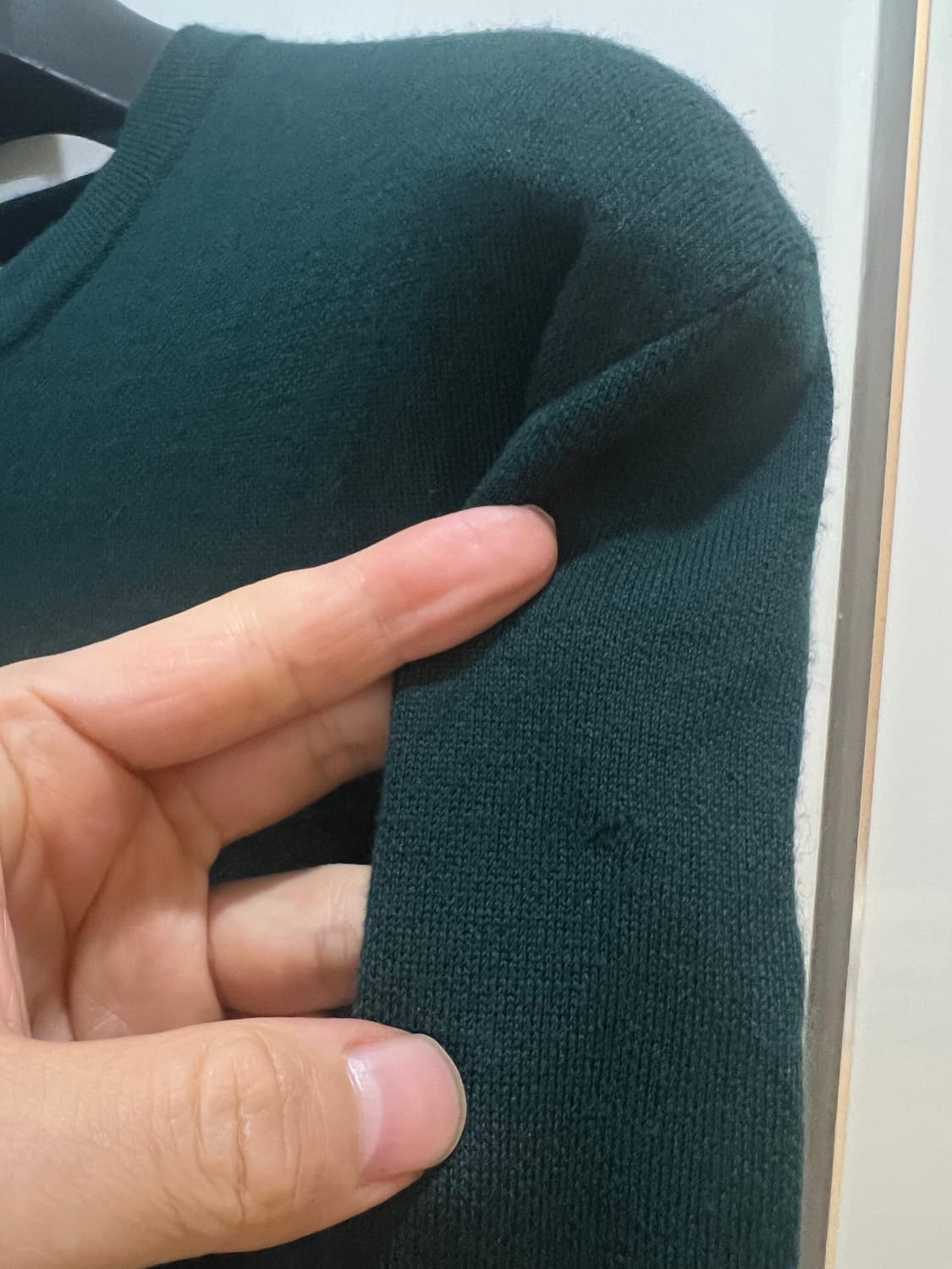 23fw 띠어리 다크그린니트 L 상품이미지4