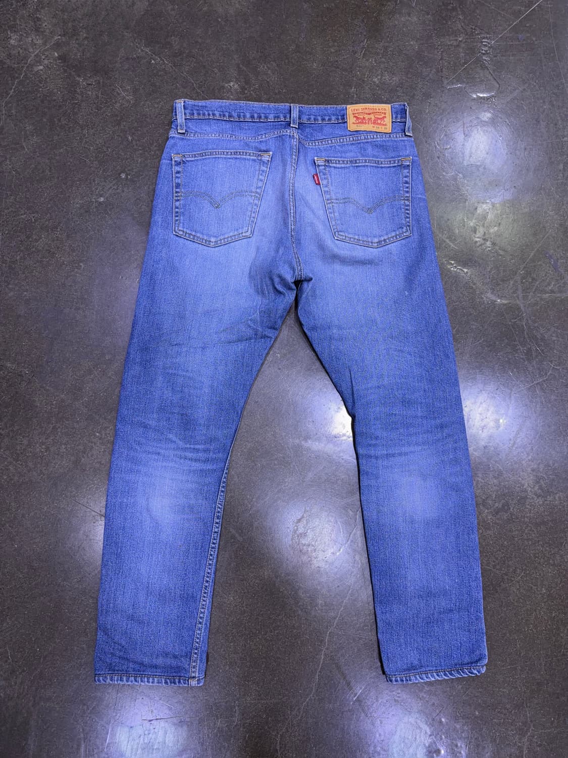 리바이스 510 슬림 스트레이트핏 중청 워싱 데님팬츠 32 상품이미지2