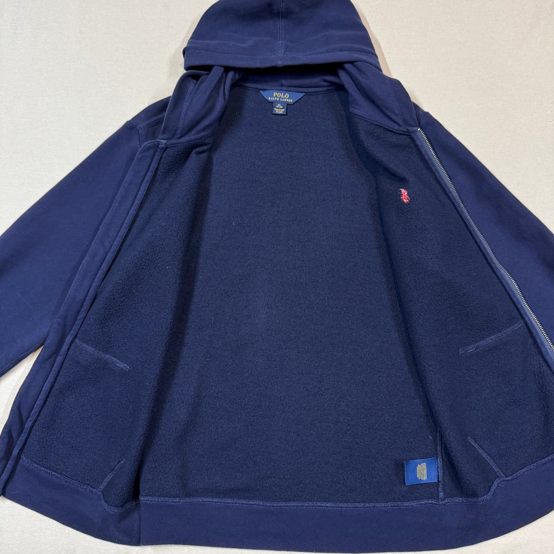 M) 폴로 랄프로렌 네이비 후드집업 상품이미지5
