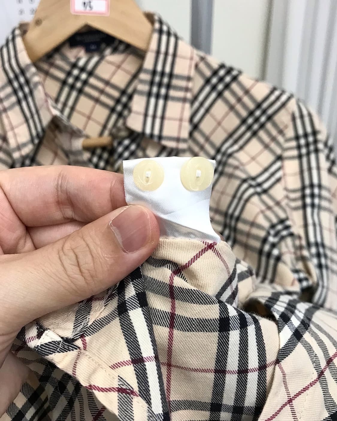 버버리 로고 노바체크 반팔 셔츠 상품이미지6