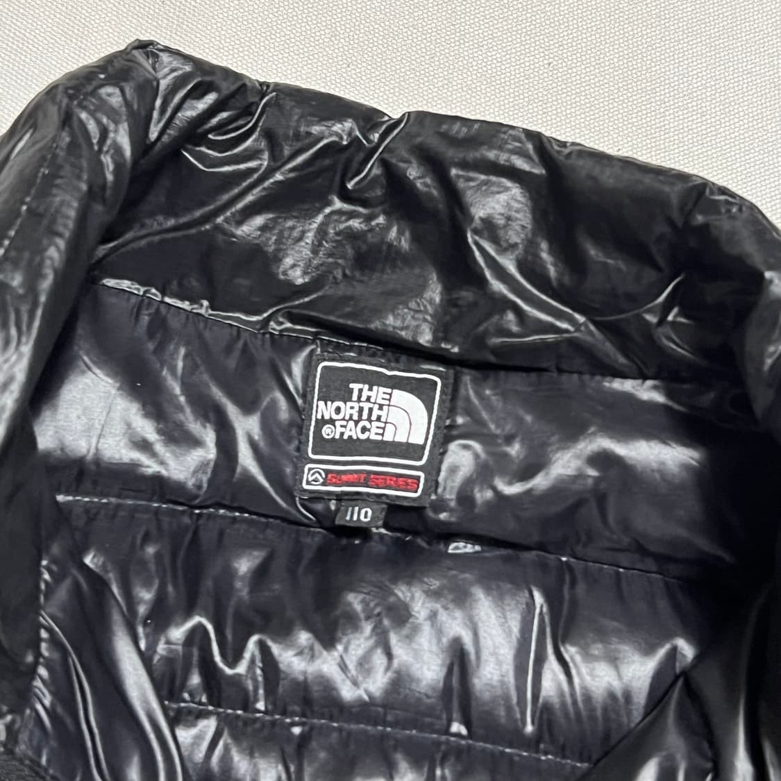 110 노스페이스 써밋 구형 800 블랙 경량패딩 상품이미지4