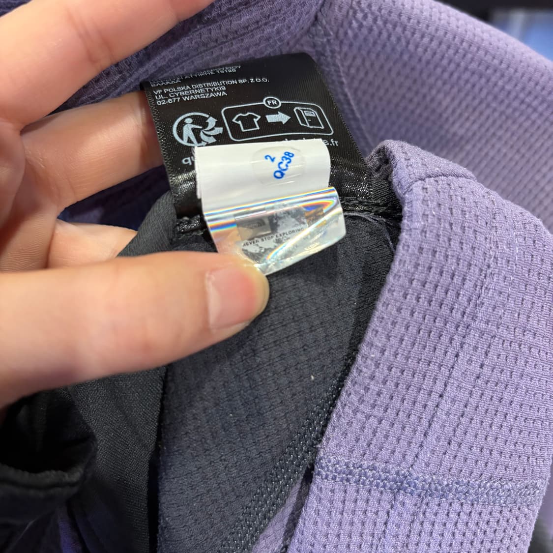 노스페이스 라벤더 그레이 미드레이어 상품이미지7