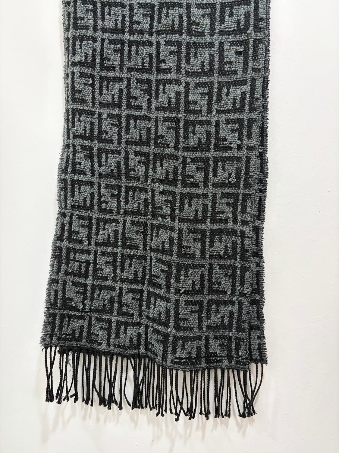 펜디 FF 모노그램 블랙 차콜 목도리 머플러 상품이미지6