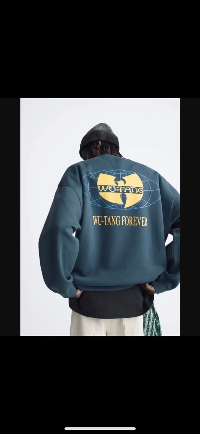 XL 자라 맨투맨 2023 WU-TANG CLAN 상품이미지3