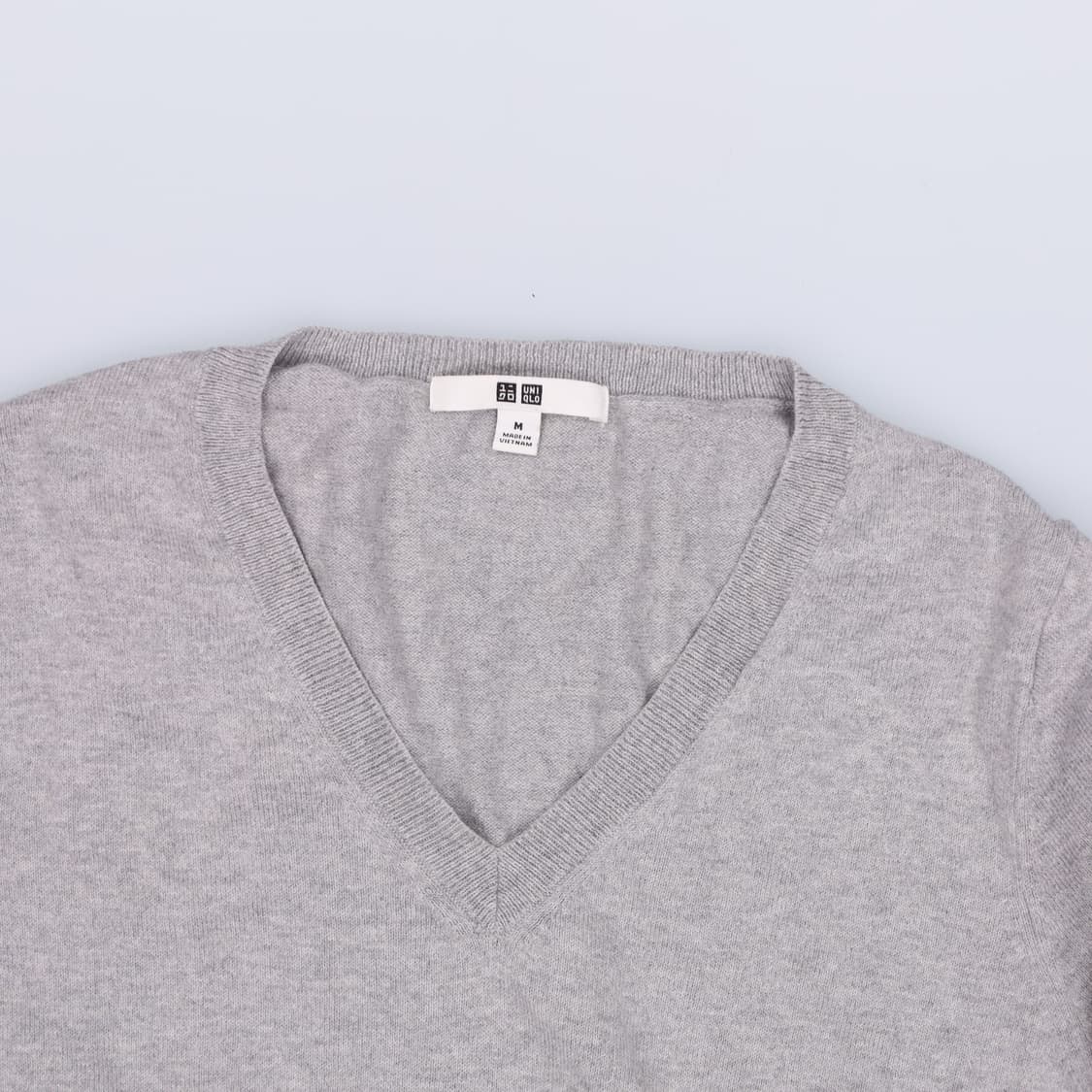 M 유니클로 여성 브이넥 니트 0410H1 상품이미지3