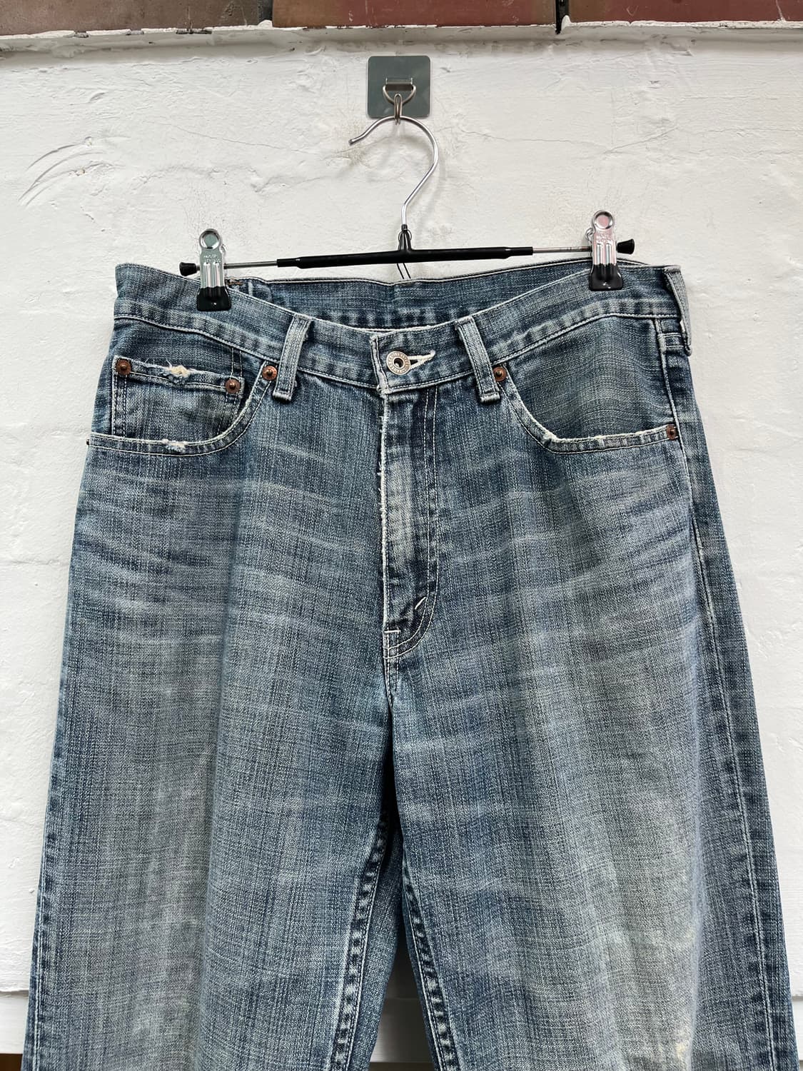Levis 502 MADE IN JAPAN 스트레이트핏 데님팬츠 W32 상품이미지2
