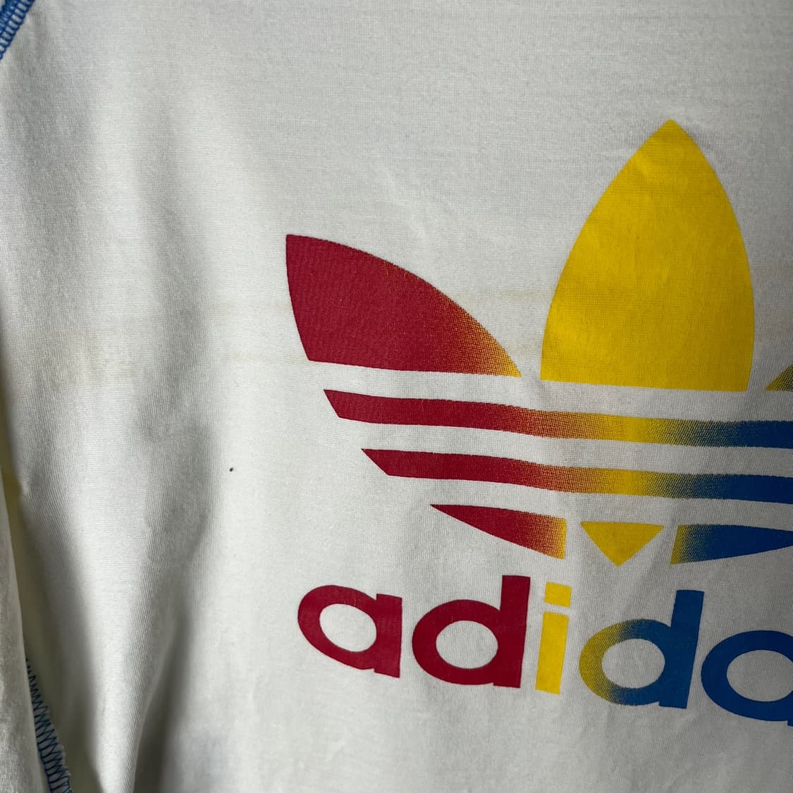 [Adidas] 00's 아디다스 아웃스티치 레인보우 롱슬리브 상품이미지3