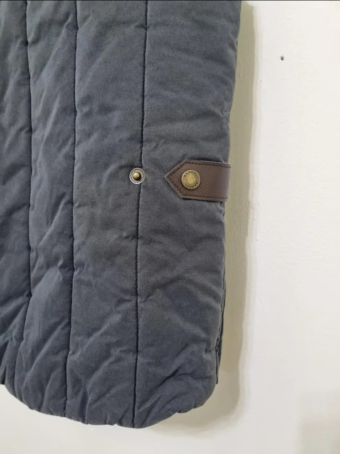 캉골 울블럭 패딩 조끼 네이비 /남여공용M 상품이미지9