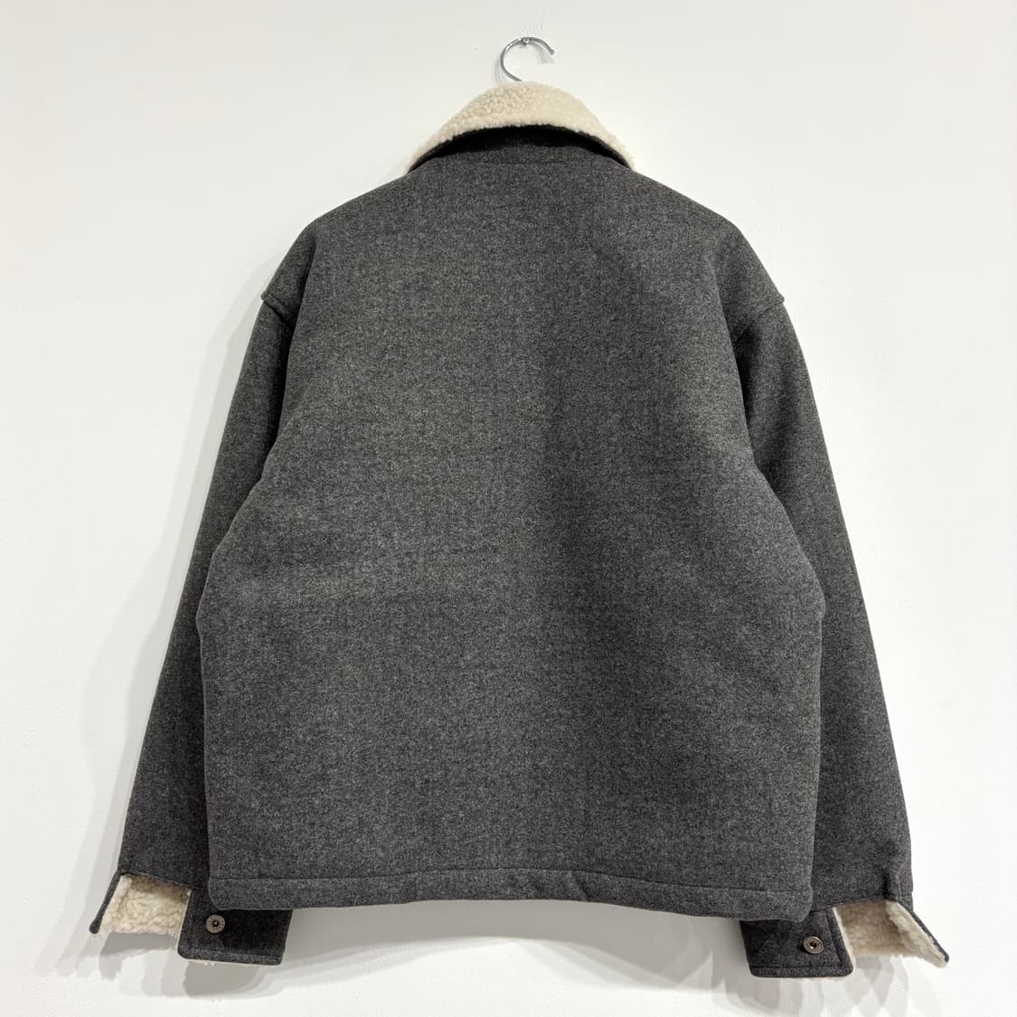 [새상품] 뽀글이 카라 누빔 모직자켓 상품이미지4