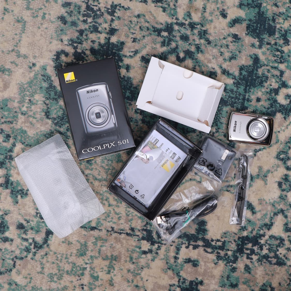 Nikon 니콘 쿨픽스 s01 coolpix s01 실버 빈티지 디카 상품이미지2