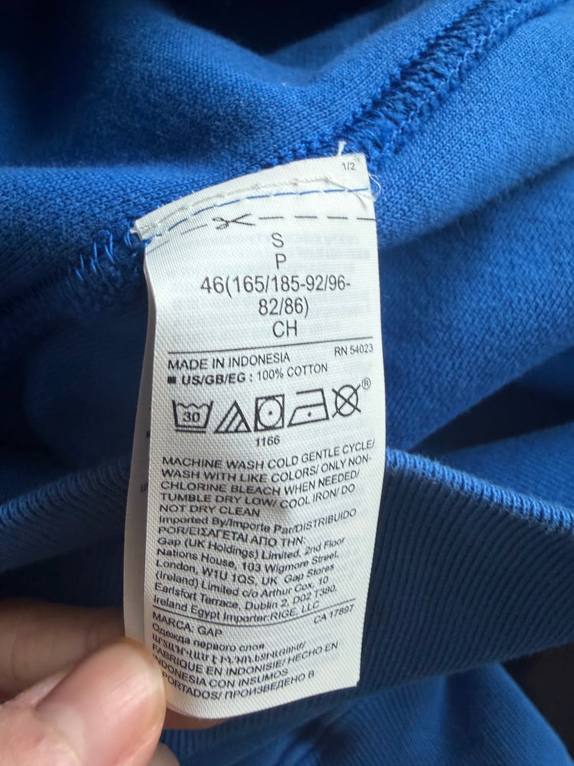 이지갭 후드티 S 상품이미지3