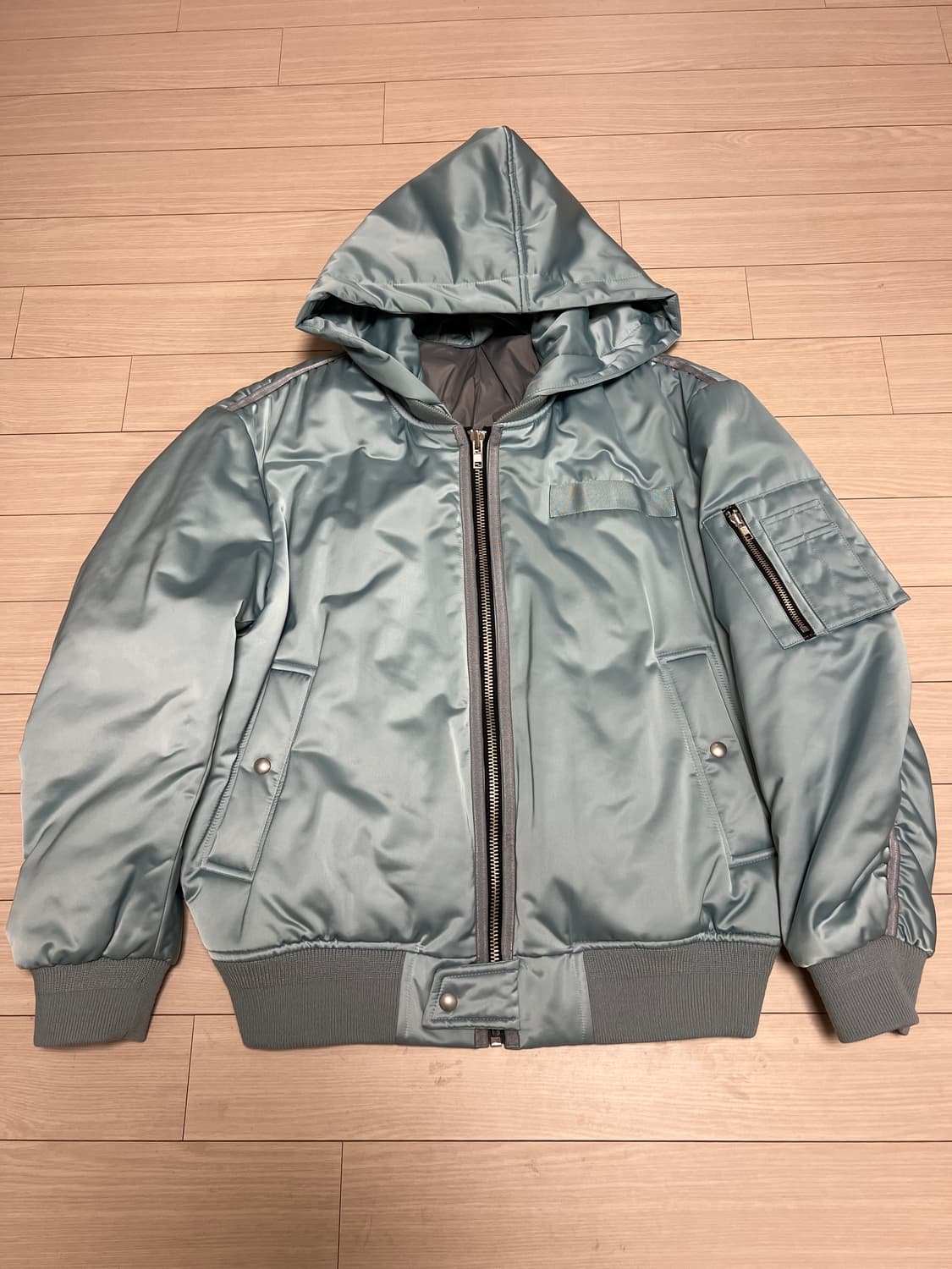 시스템 옴므 후드 항공점퍼 (MA-1) / 스카이블루 / 100 상품이미지1