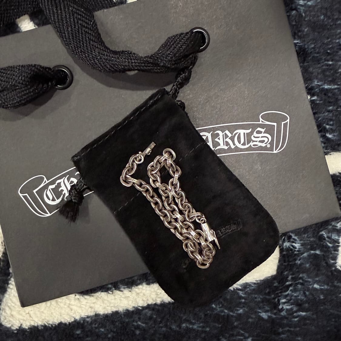 크롬하츠 페이퍼체인 8인치 새상품급 상품이미지1