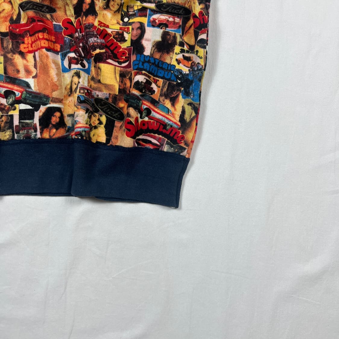 90‘s 히스테릭글래머 포르노그래피 올프린트 스웻 반팔티 상품이미지5