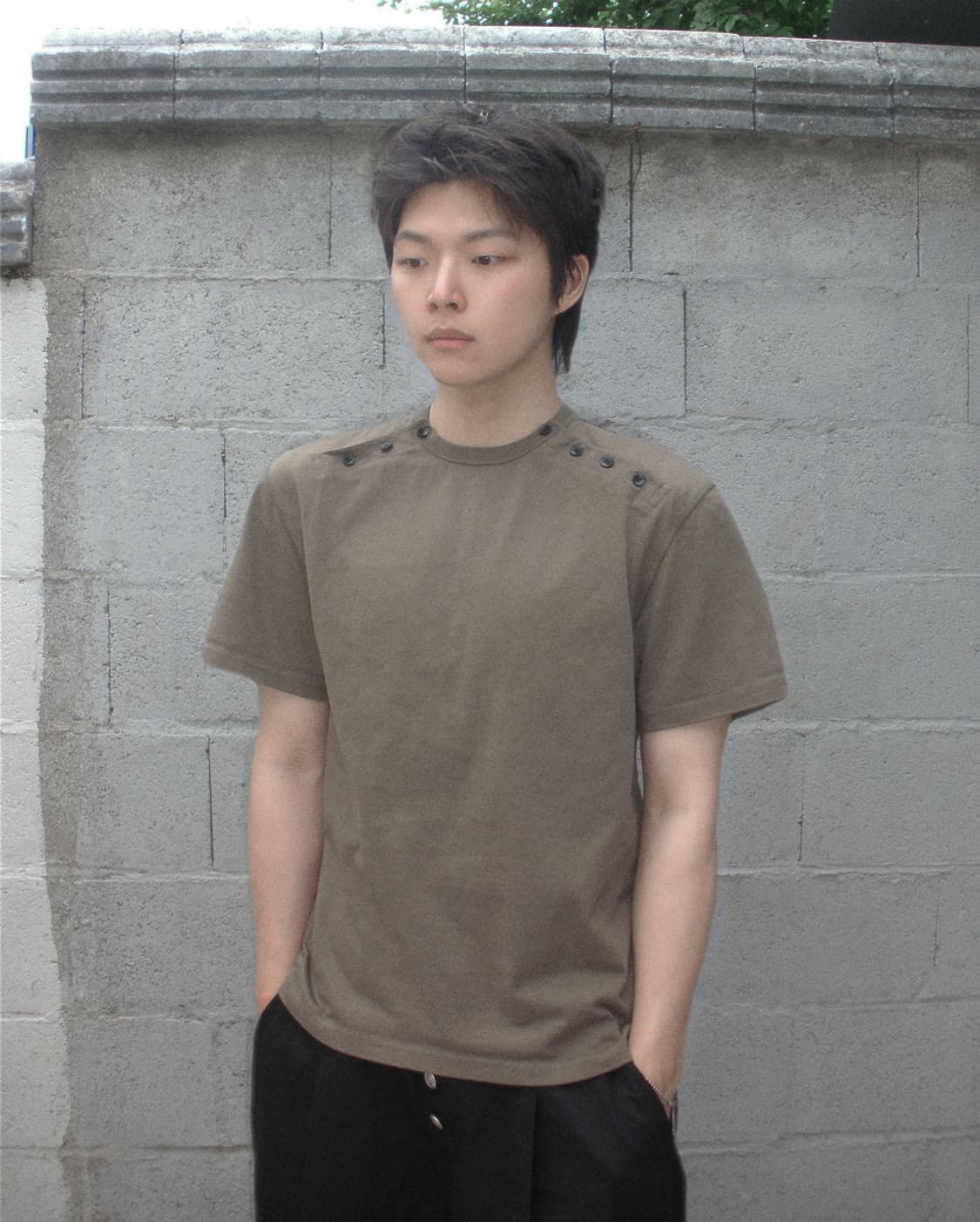 [Size:01] Huey DOUBLE SIDE BUTTON HENRY 상품이미지3