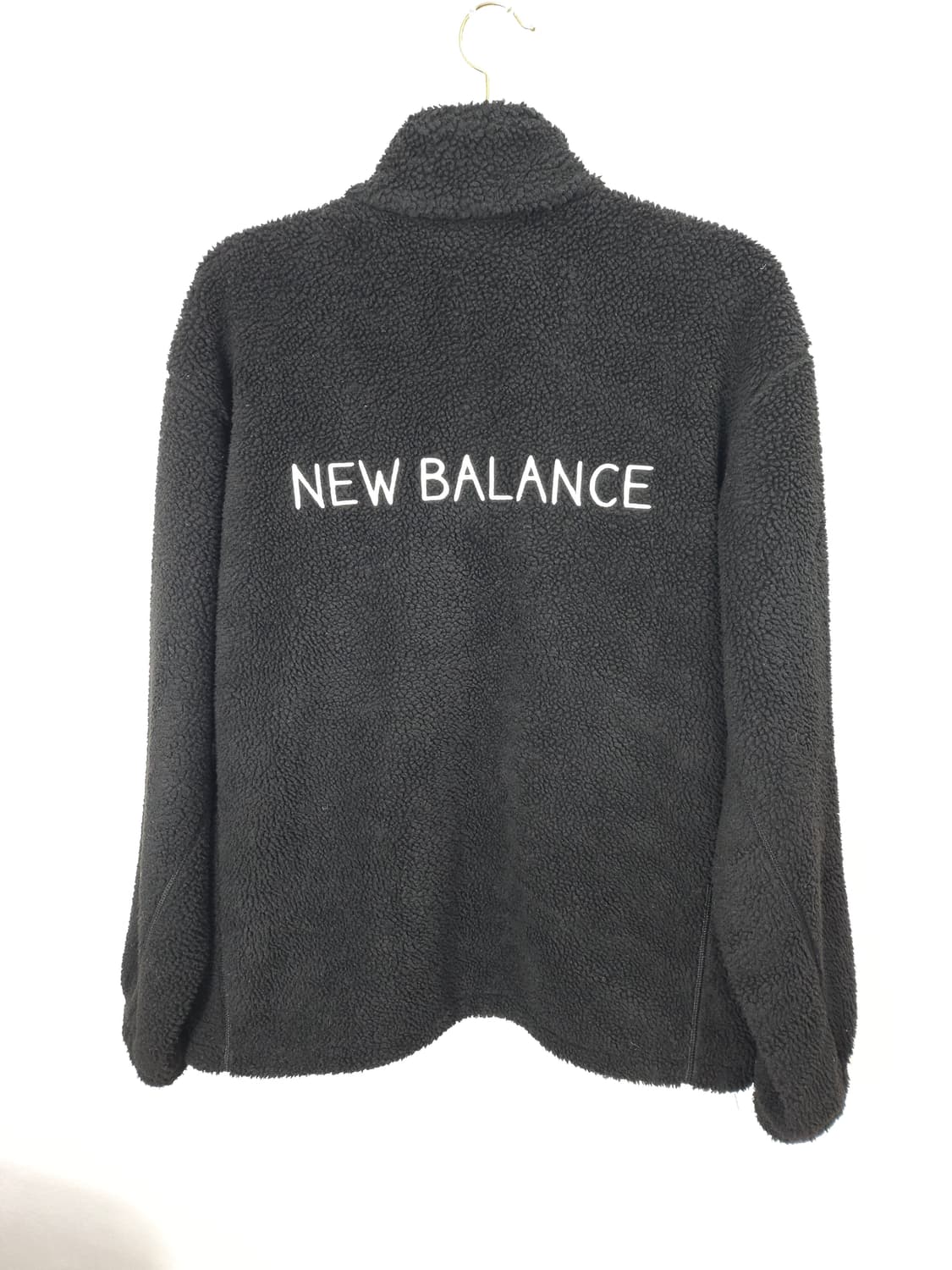 뉴발란스 후리스 뽀글이 집업자켓 블랙 100(L) 상품이미지5