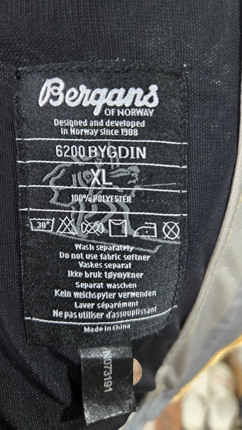 베르간스 오브 노르웨이 바람막이자켓 상품이미지7