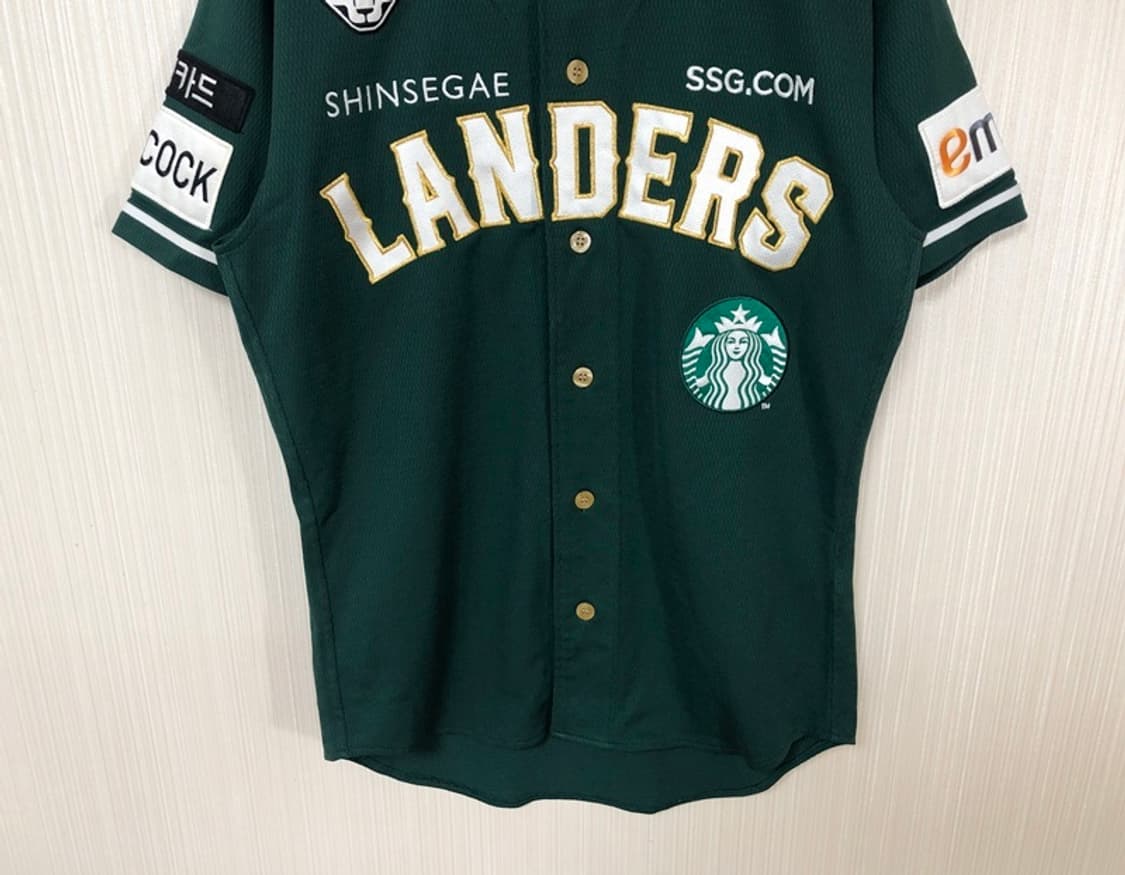 KBO 다이나핏 SSG랜더스X스타벅스 랜더스벅 한정져지 M #17 추신수 상품이미지4