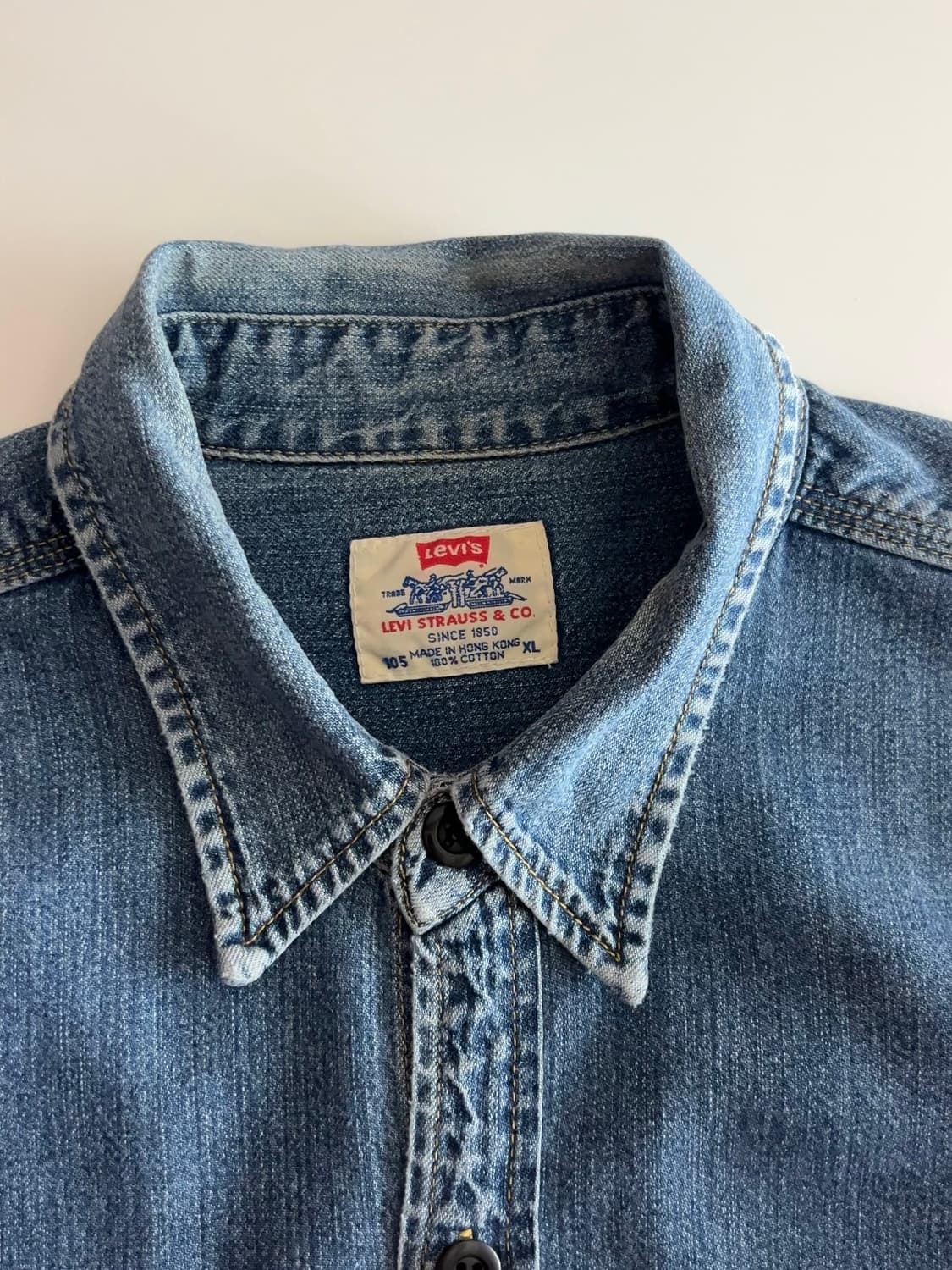 리바이스 투포켓 데님셔츠 XL 상품이미지4