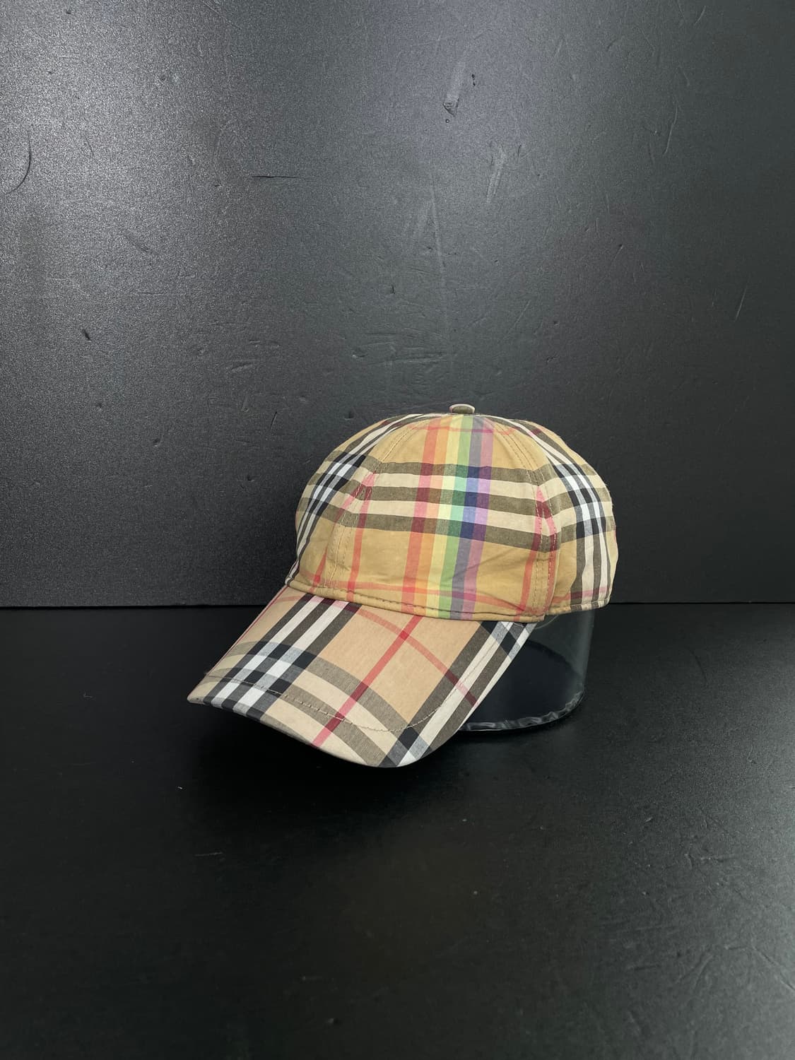 [S] 버버리 레인보우 노바 체크 볼캡 상품이미지1