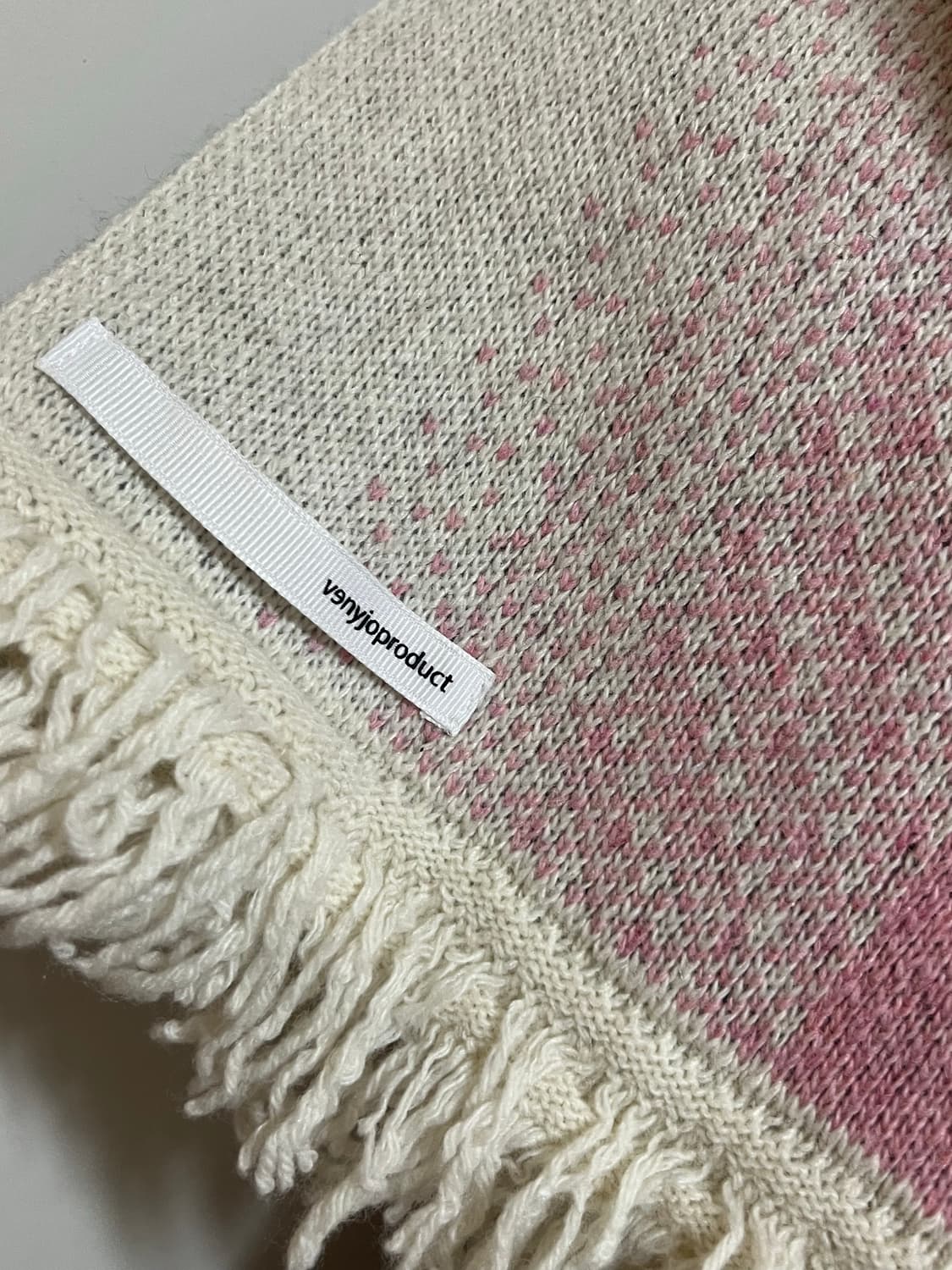 베니조프로덕트 머플러 뉴 메세지 머플러 VENYJOPRODUCT 상품이미지2