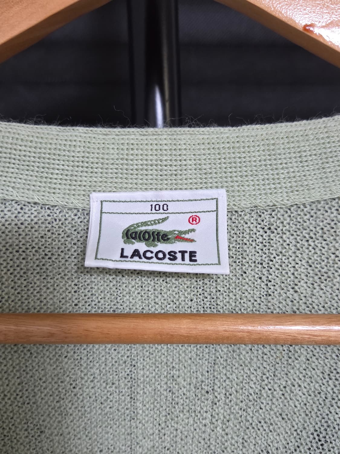 [라코스테] 서광 빈티지 울 V넥 가디건 | 00063 상품이미지3