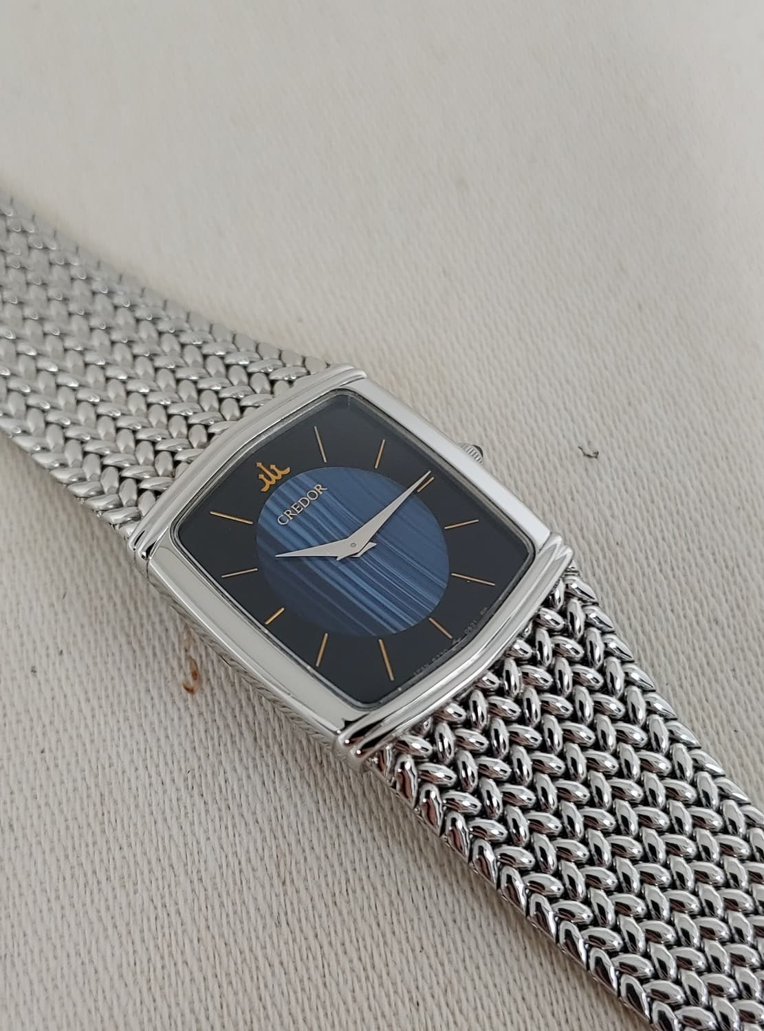 Credor 6730-5341 Blue Agate 빈티지 시계 상품이미지1