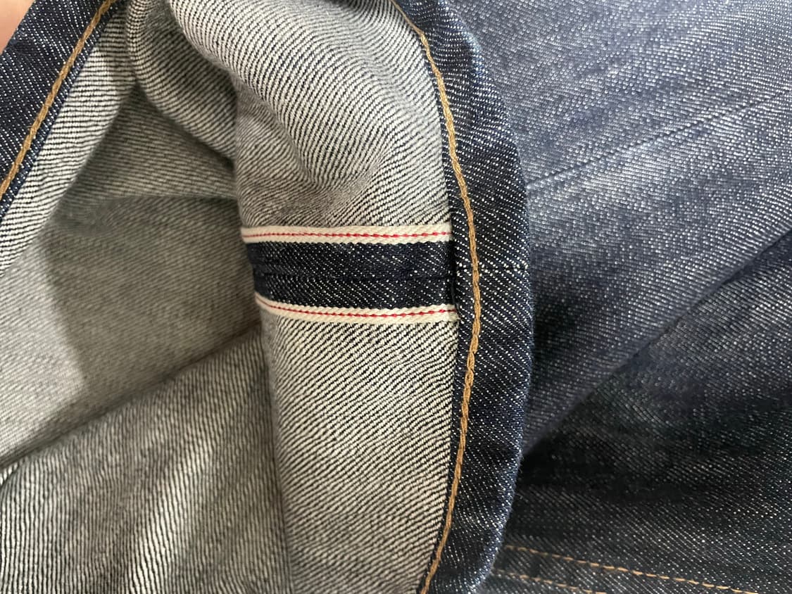 에스피오나지 셀비지 릴렉스드 데님팬츠L 상품이미지6