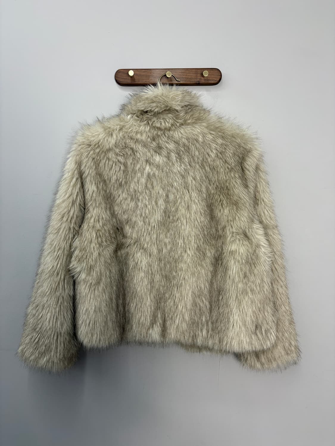 누즈 퍼 자켓 베이지 A3529 상품이미지4