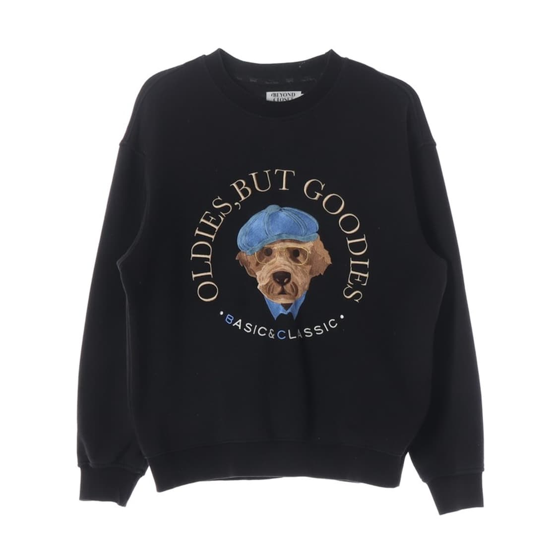 비욘드클로젯 강아지 그래픽 맨투맨 S 상품이미지1