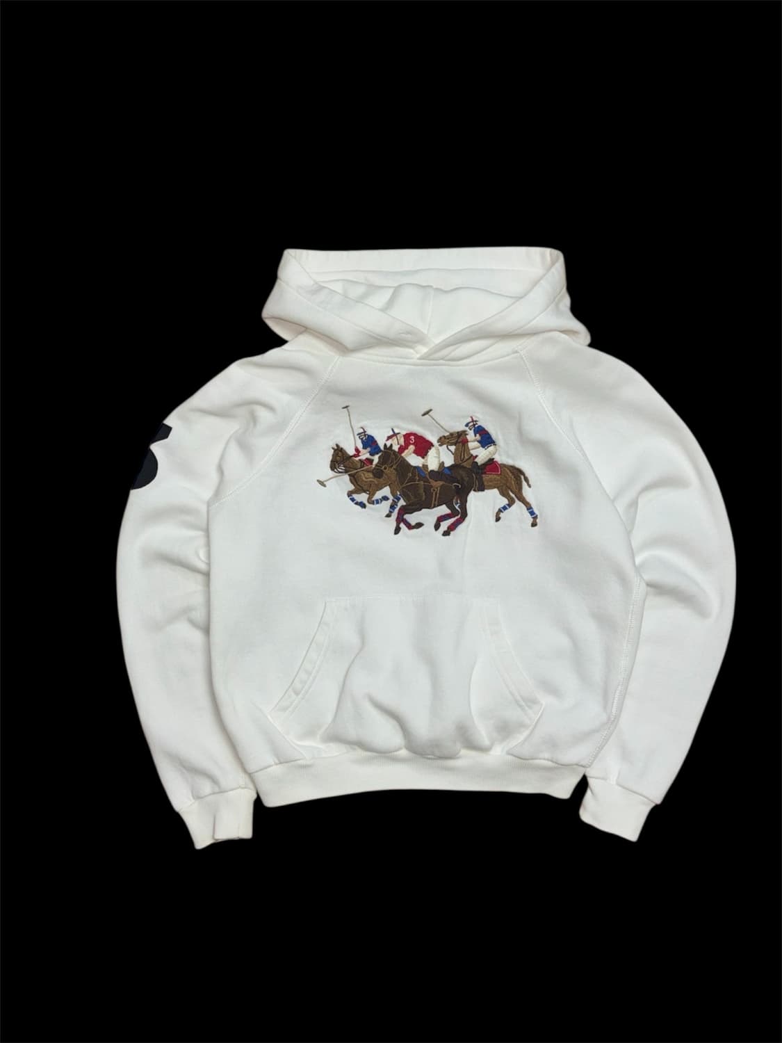 폴로 랄프로렌 화이트 트리플 후드 상품이미지2