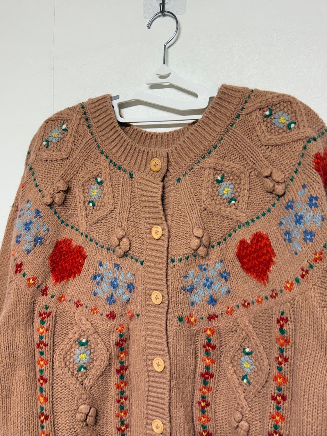 일본빈티지 자수 가디건  상품이미지2