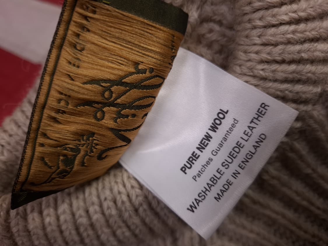 새제품 90's 오리지날 영국제조 Niffi 울 피션맨 니트 상품이미지4