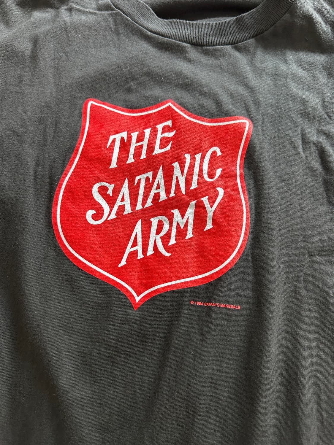 90s og 마릴린 맨슨 ‘the satanic army’ 밴드티 상품이미지3